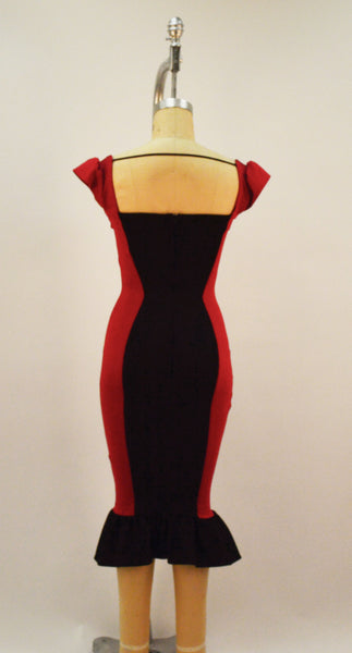 QOH Heart Color Block Wiggle Dress - Plus Available